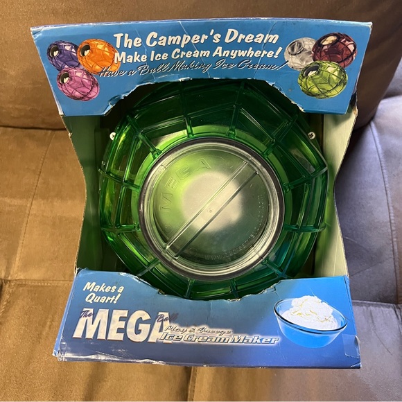 Kitchen Mega Ball Ice Cream Maker Play Freeze Green Instructions